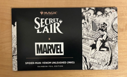 MTG Secret Lair X Marvel Spider-Man: Venom Unleashed (Inks) Rainbow Foil Sealed - Image 1