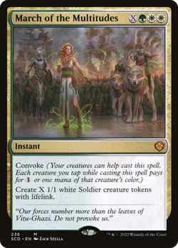 March of the Multitudes [Starter Commander Decks] Magic MTG - Image 1