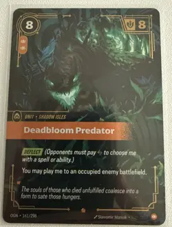Deadbloom Predator OGN 161/298 Epic Riftbound League of Legends - Image 2