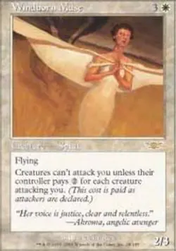 1x Windborn Muse - Foil Moderate Play MTG Magic - Kid Icarus - - Image 1