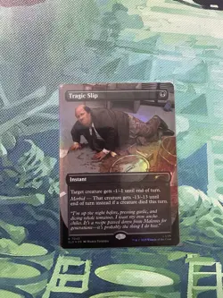 Tragic Slip Special Guests Foil Borderless, Near Mint Condition - Image 1