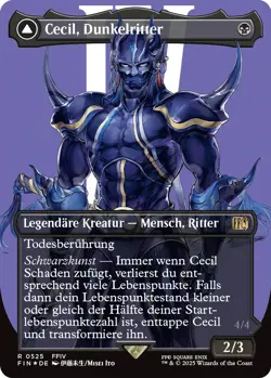 MTG Magic the Gathering FINAL FANTASY Cecil Dunkelritter deutsch rare - Image 1