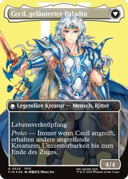 MTG Magic the Gathering FINAL FANTASY Cecil Dunkelritter deutsch rare - Image 2