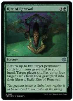 Rite of Renewal (Foil) - 0153 - Tarkir Dragonstorm - MTG - NM/M - Image 1