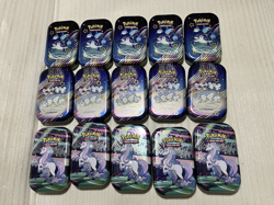 Pokemon TCG Mini Tin Lot Of 15 Tins (EMPTY) - Image 1
