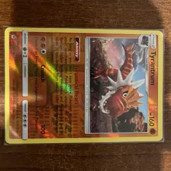 Pokemon Sun & Moon Forbidden Light Reverse Holo Tyrantrum 69/131 NM - Image 2