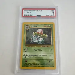 1999 Pokemon Game / Ivysaur #30 / Base Set / PSA 5 EX - Image 1