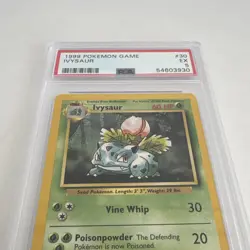 1999 Pokemon Game / Ivysaur #30 / Base Set / PSA 5 EX - Image 3