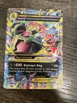 M Tyranitar EX 43/98 XY-Ancient Origins Holo Pokemon TCG - Image 1