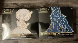 Pokemon Center Mega Evolution ETB 2-Pack Brand New Lucario & Gardevoir Sealed - Image 1