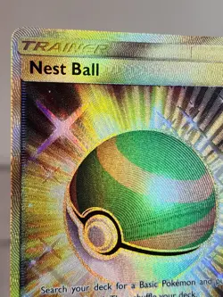 Pokemon TCG: Nest Ball 158/149 - Gold Secret Rare Holo Full Art - NM/LP - Image 3