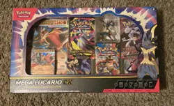 Pokemon TCG Mega Lucario ex Premium Figure Collection Box Factory Sealed In Hand - Image 1