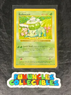 Pokemon TCG Bulbasaur Base Set 44/102 Regular Unlimited Common - Image 1