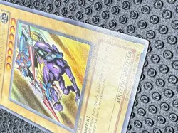 Yugioh Gaia the Fierce Knight LOB-006 1st Edition Ultra Rare VLP/LP - Image 4