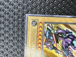 Yugioh Gaia the Fierce Knight LOB-006 1st Edition Ultra Rare VLP/LP - Image 5