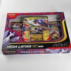 Pokemon TCG Mega Latias EX Box 4 Booster Packs Promo Jumbo Oversize Card Set - Image 2
