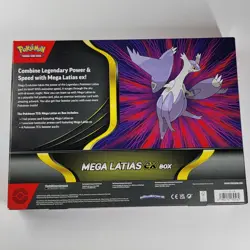 Pokemon TCG Mega Latias EX Box 4 Booster Packs Promo Jumbo Oversize Card Set - Image 4