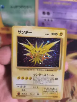 Pokemon Karte Card Zapdos Mysterious Of Fossil 1997 Rare Holo Wotc japanese NM+ - Image 4