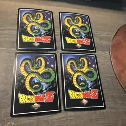 LIMITED FOIL 4 CARD SAIBAIMEN LOT #243-246 SAIYAN SAGA DRAGON BALL Z CCG SCORE - Image 2