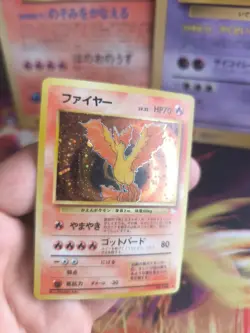 Pokemon Karte Card Lavados Moltres Mysterious Of Fossil Holo Wotc japanese NM - Image 2