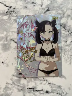 Pokemon Bikini Trainer Marnie Goddess Story DMG K1-ZR Anime Girl Waifu Card Cute - Image 1