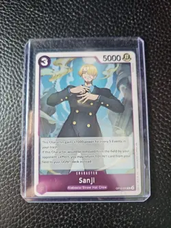 One Piece - Sanji 070 Foil Legacy of The Master PACK FRESH Trading Card - Image 1