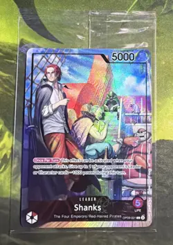 Shanks OP09-001 PSA Promo - One Piece Card Game - Factory Sealed - Image 1