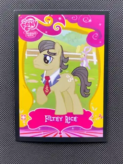 #25 Filthy Rich MLP Series 2 Trading Card Enterplay Hasbro 2013 - Image 1