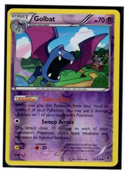 Golbat 32/119 XY - Phantom Forces Reverse Holo - Pokemon Card NM - Image 1