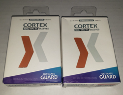 2x Ultimate Guard Cortex ORANGE MATTE Gaming Card Sleeves Standard Size 100 Pack - Image 1
