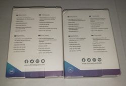 2x Ultimate Guard Cortex BLACK MATTE Gaming Card Sleeves Standard Size 100ct - Image 2