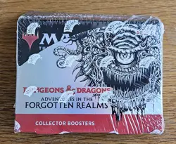 ADVENTURES IN FORGOTTEN REALMS COLLECTOR BOOSTER BOX SEALED MTG MAGIC AFR 630509982721 - Image 1