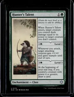 Hunter's Talent - 179 - BLB - NM - MTG Magic the Gathering - Image 1