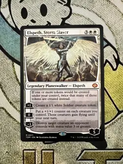 Elspeth, Storm Slayer NM MTG Tarkir: Dragonstorm Regular - Image 1