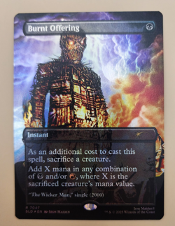 Burnt Offering 7047 FOIL Secret Lair Iron Maiden Album Art MTG BONUS - Image 3