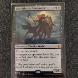 Bloodthirsty Conqueror Foundations Regular Magic The Gathering MTG - Image 1