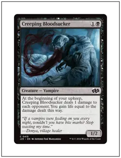 1x Creeping Bloodsucker, Foundations Jumpstart, Magic the Gathering MTG NM - Image 1
