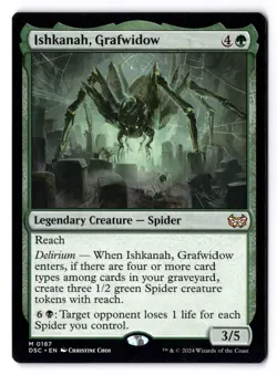 Ishkanah, Grafwidow NM* Commander Modern Horizons 3 ENGLISH 0187 mtg -UnltdCards - Image 1