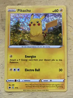 Pokemon TCG Pikachu McDonald's Promos 2022 7/15 Holo Holo Rare - Image 1