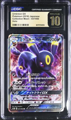 Pokemon Umbreon GX #037/060 Japanese Collection Moon CGC 10 Pristine A3 - Image 1