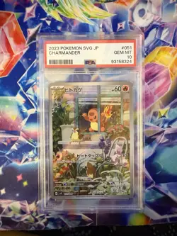 Pokemon 2023 Japanese PSA 10 Charmander Special Deck Set 051/049 - Image 1