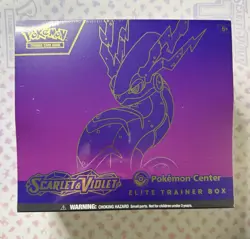 Pokemon Scarlet & Violet Base Elite Trainer Box - Miraidon Pokemon Center ETB - Image 1