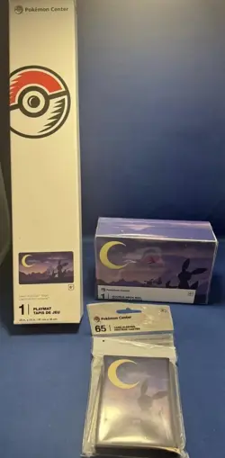 COMPLETE Umbreon Twilight: Playmat | Deck Box | Sleeves Pokemon Center Exclusive - Image 1