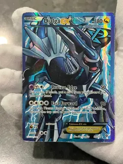 Pokemon TCG Dialga EX 99/101 Plasma Blast Full Art Ultra Rare DMG - Image 3