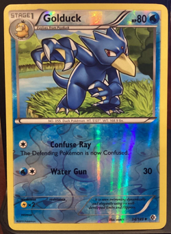 Pokemon - Golduck - 34/149 - Uncommon - Reverse Holo - BW - Boundaries Crossed - - Image 1