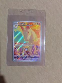 Rapidash 189/182 Sv10: Destined Rivals Holo Rare Pokemon TCG Illustration - Image 1