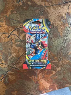 Mega evolution Sealed Sleeved Booster Pack - Lucario art Pokemon TCG - Image 1