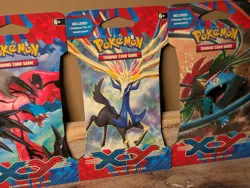 Pokemon TCG: XY Base Set Sleeved Booster Pack Lot Of 4x Complete Set New Sealed - Image 1