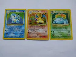 Pokemon Base Set Trio Charizard 4/102, Blastoise 2/102 & Venusaur 15/102 - HP - Image 3