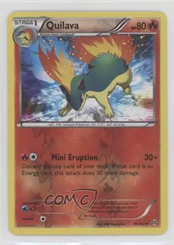Quilava Reverse Foil Pokemon XY BREAKthrough #19 - Image 1